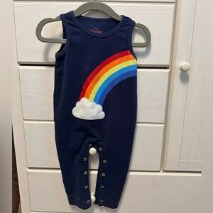 Cat and Jack rainbow romper 6-9 months